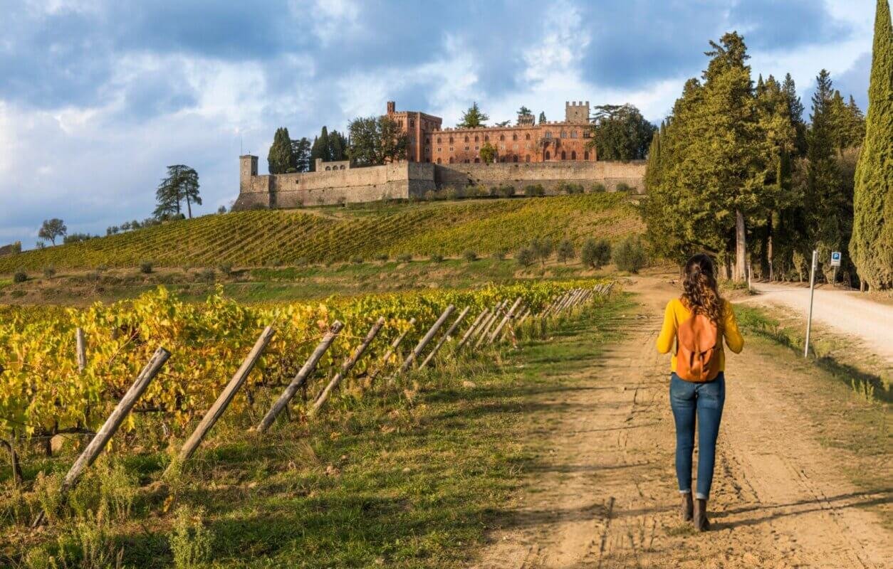 red wine from tuscany