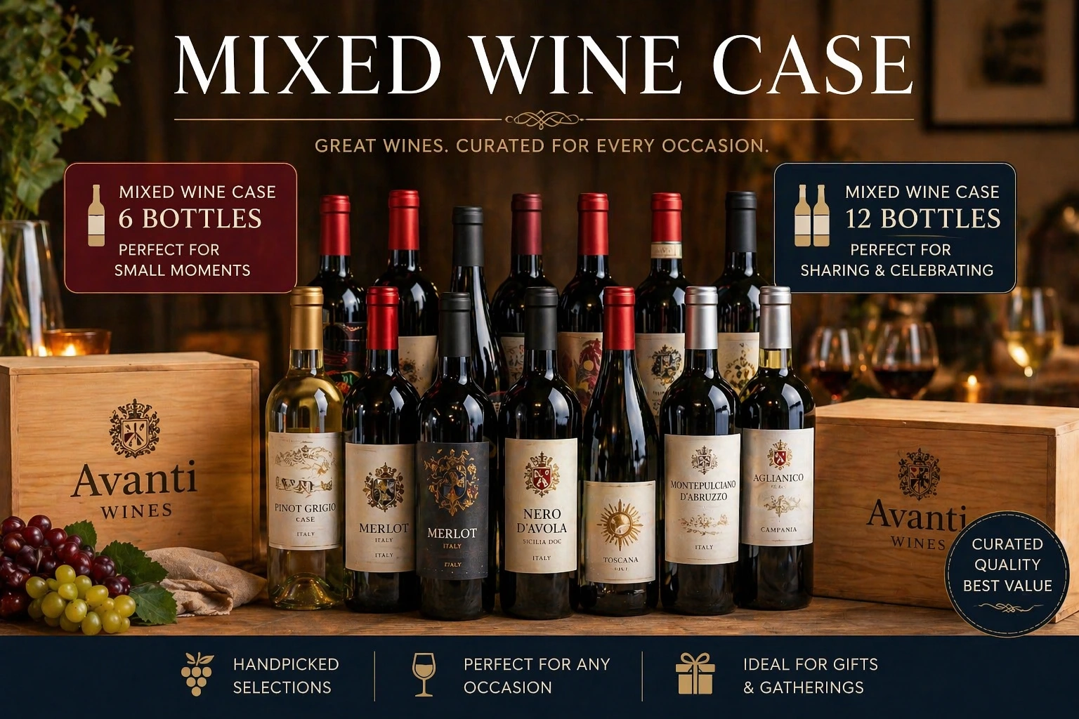 mixed wine case