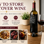 how to store leftover wine
